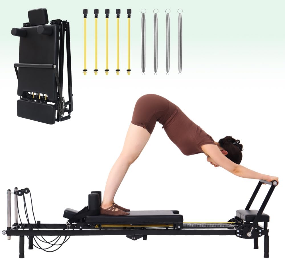Pilates Reformer Spring - Máquina de Pilates plegable, resistencia 2