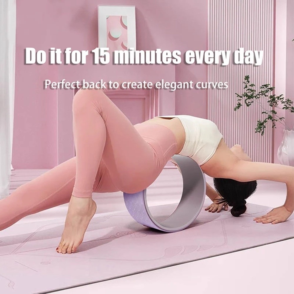 Pilates Yoga Wheel - Rueda de Yoga para Masaje Muscular,