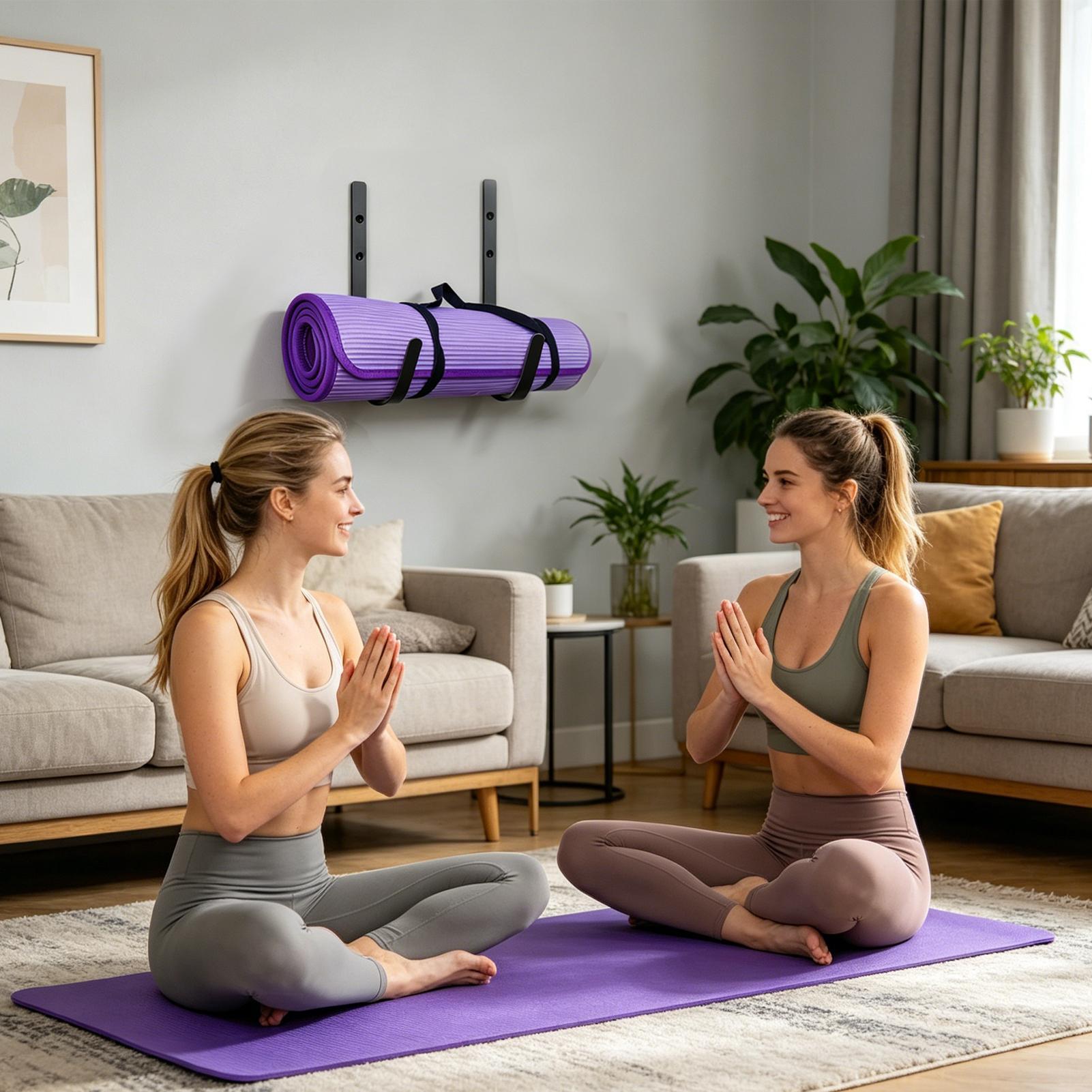 Pilates Yoga Room - Soporte de Pared para Esterilla de