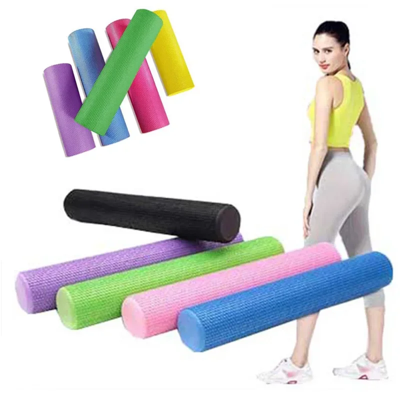 Pilates Yoga Wheel - Rodillo de masaje EVA, bloque de