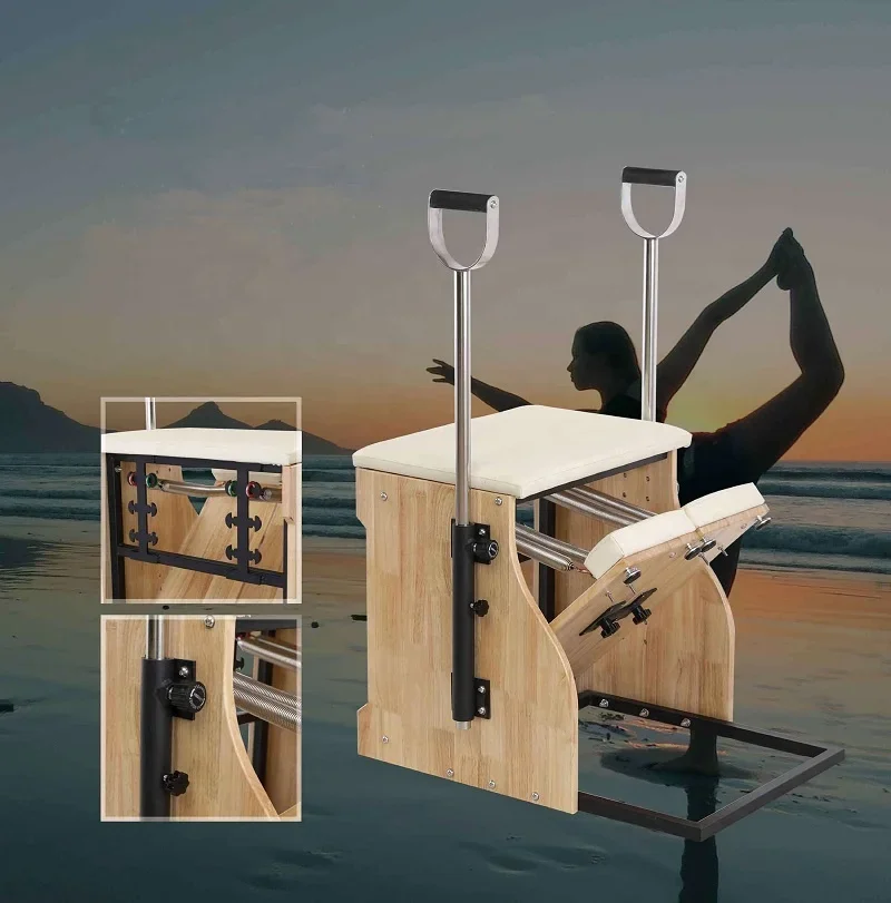 Pilates Yoga Combo - Silla combinada de Pilates con tapicería