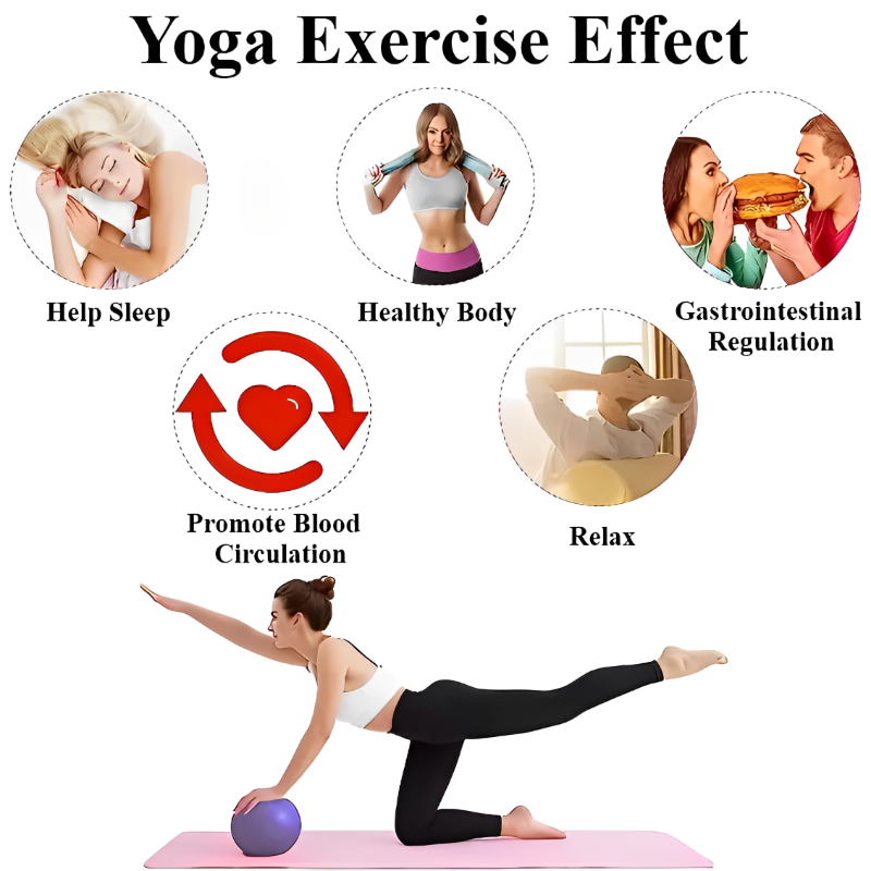 Balón de Yoga de 25 cm para Ej - Pilates Yoga Ball Exercises reseña y precio