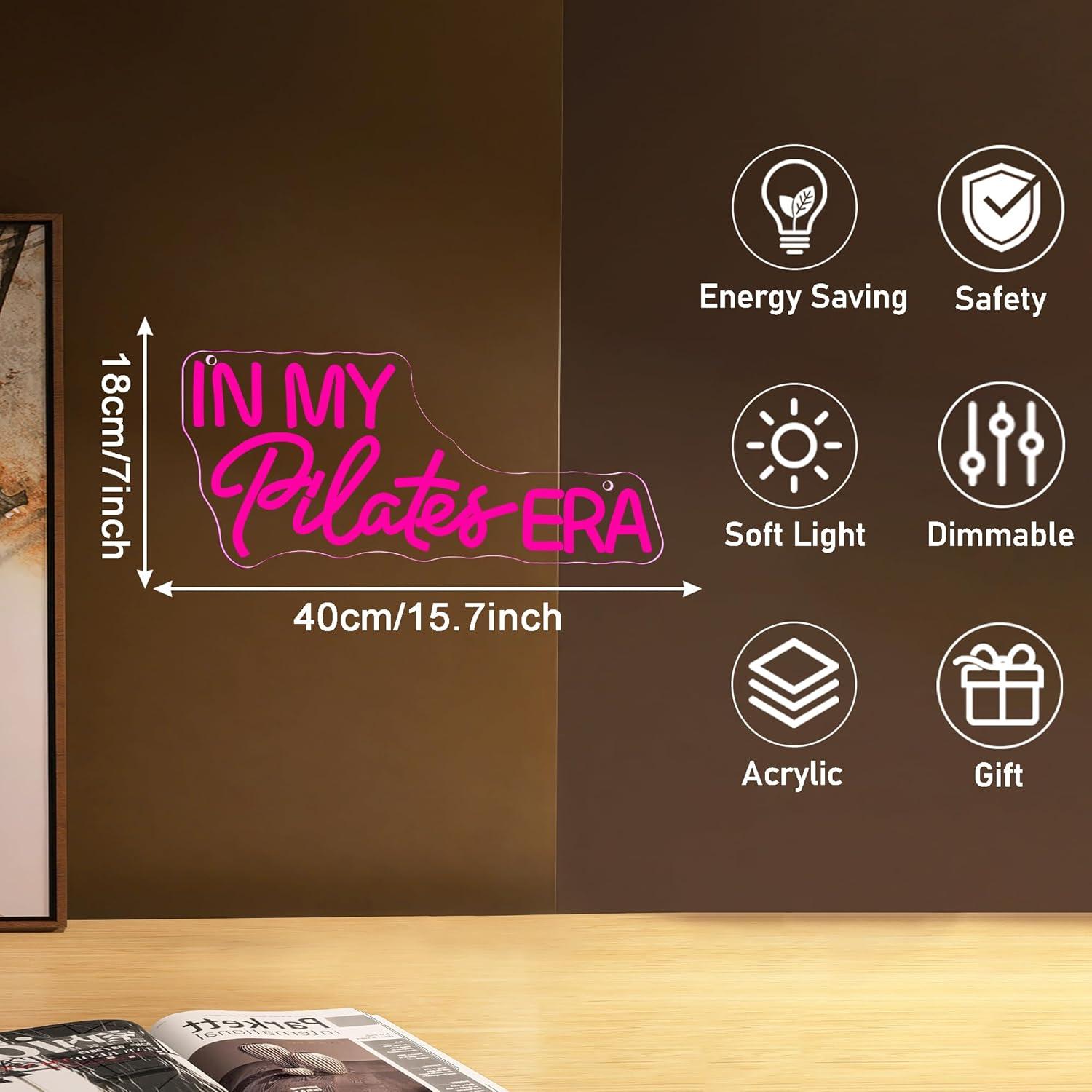 Letrero Luminoso LED Regulable - Pilates Yoga Room reseña y precio