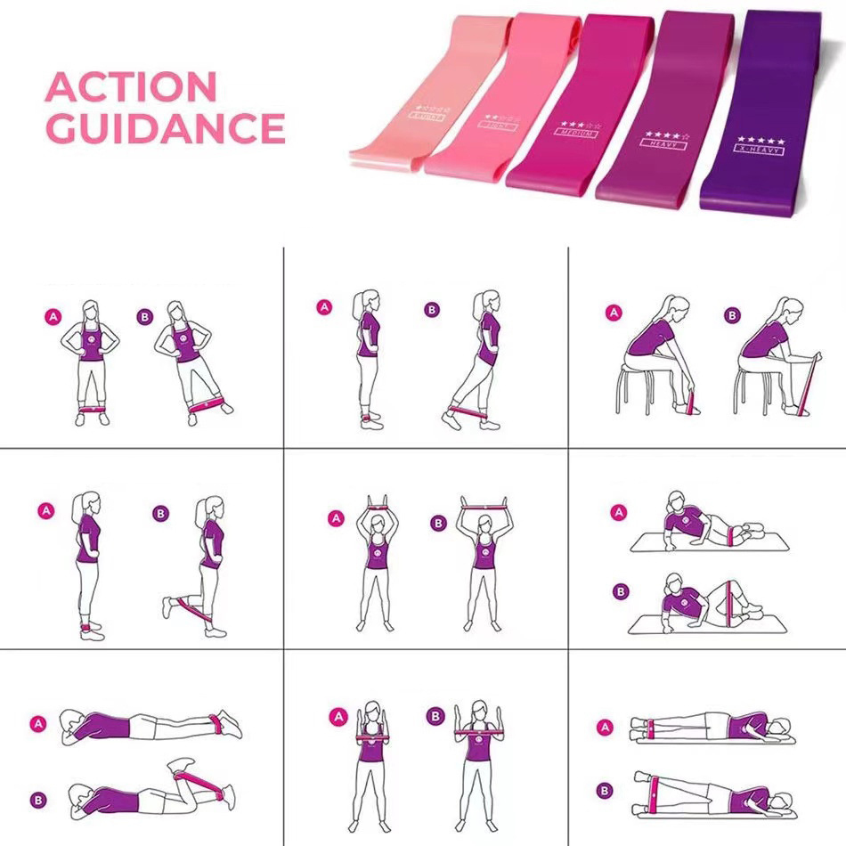 Bandas de resistencia para pel - Pilates Yoga Ball Exercises reseña y precio