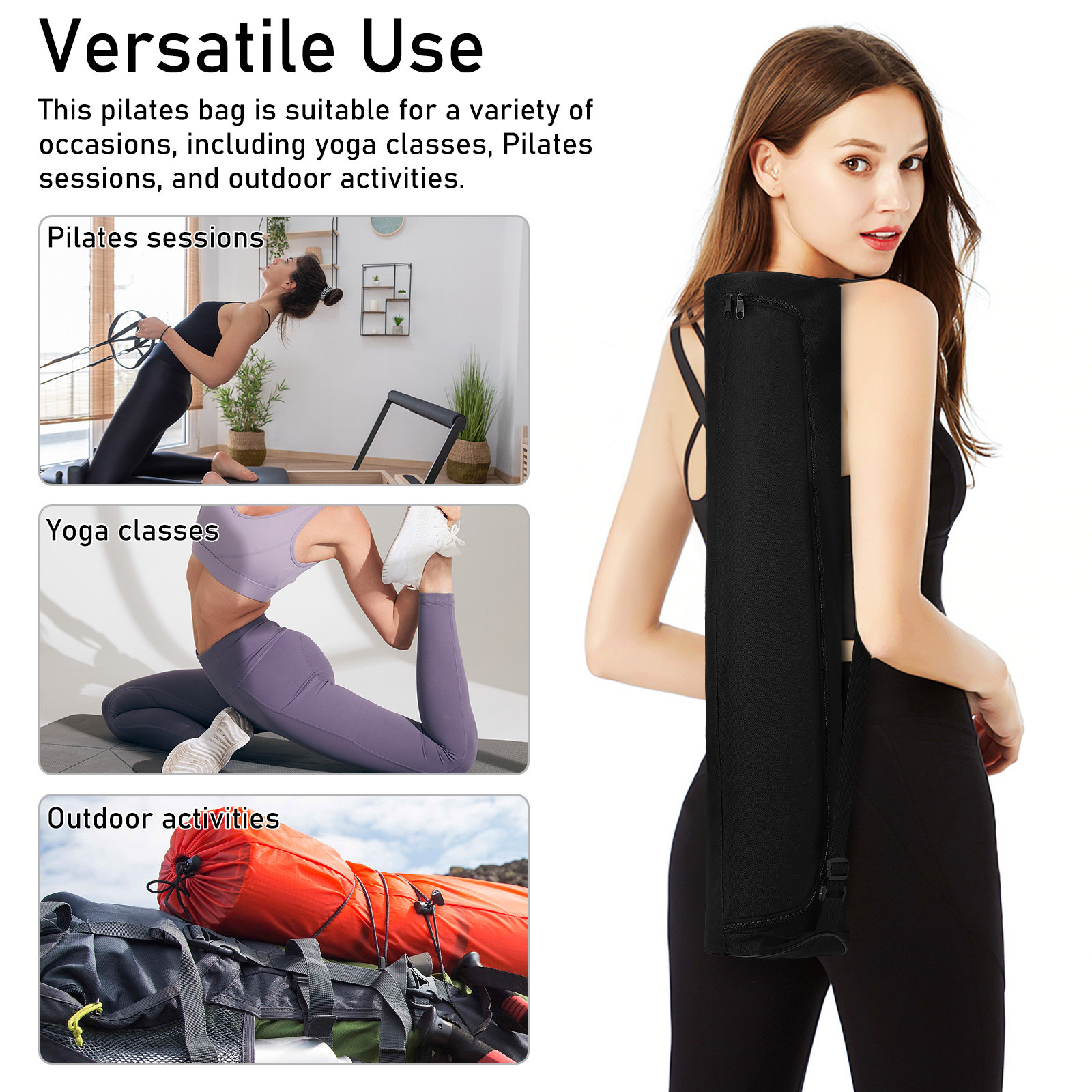 Bolsa de Yoga Grande de Tela O - Pilates Yoga Oxford reseña y precio