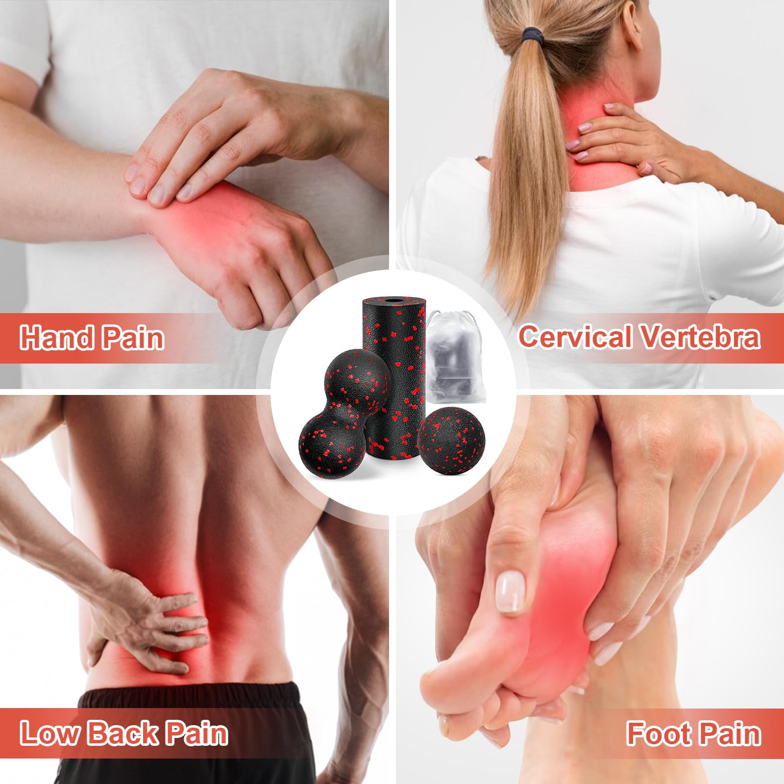 Rodillo de Yoga hueco para mas - Pilates Yoga Block reseña y precio