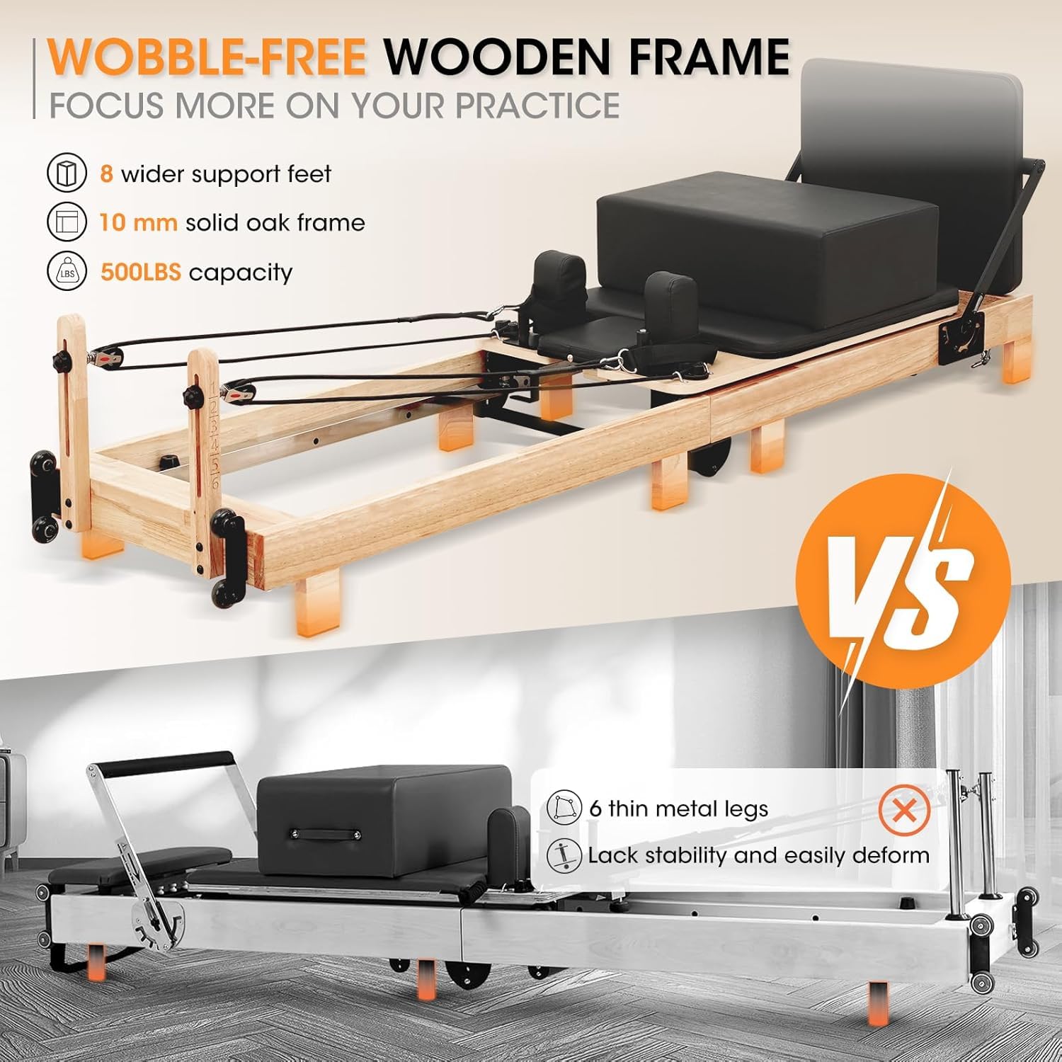 Máquina de Pilates Reformer de - Pilates Reformer Spring reseña y precio