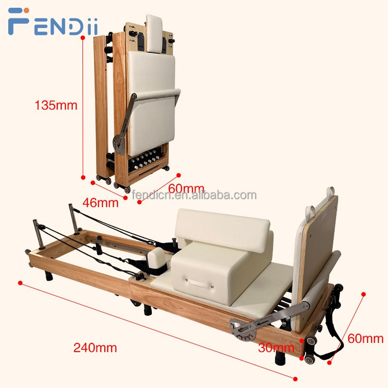 Cama de Pilates Plegable con R - Pilates Reformer Spring reseña y precio