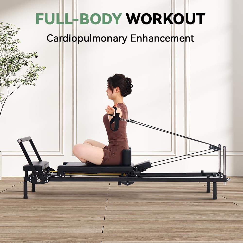 Máquina de Pilates plegable, r - Pilates Reformer Spring reseña y precio