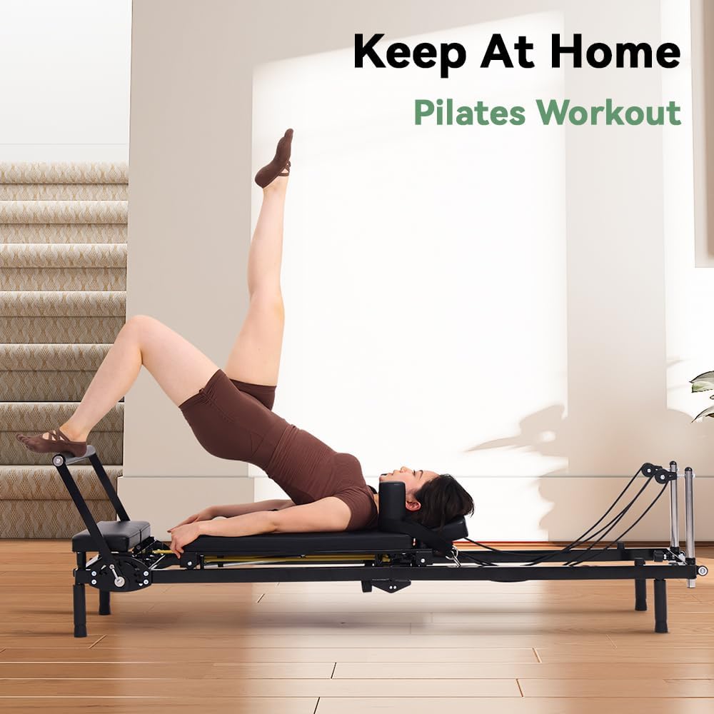 Máquina de Pilates plegable, r - Pilates Reformer Spring reseña y precio