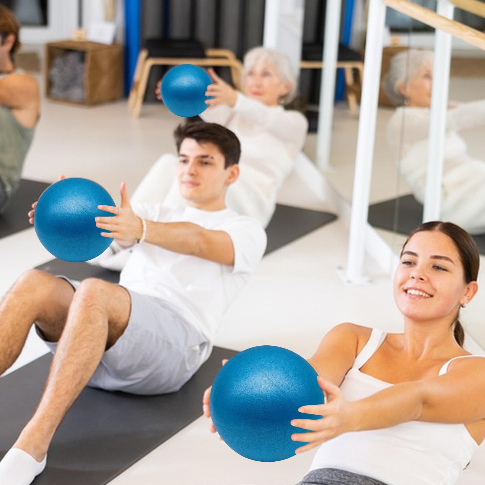 Pelota de Yoga Inflable de 15  - Pilates Yoga Ball Exercises reseña y precio