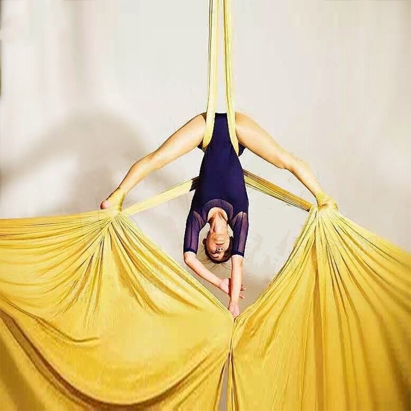 Hamaca de Yoga Aéreo de Satén  - Pilates Yoga Aerial reseña y precio