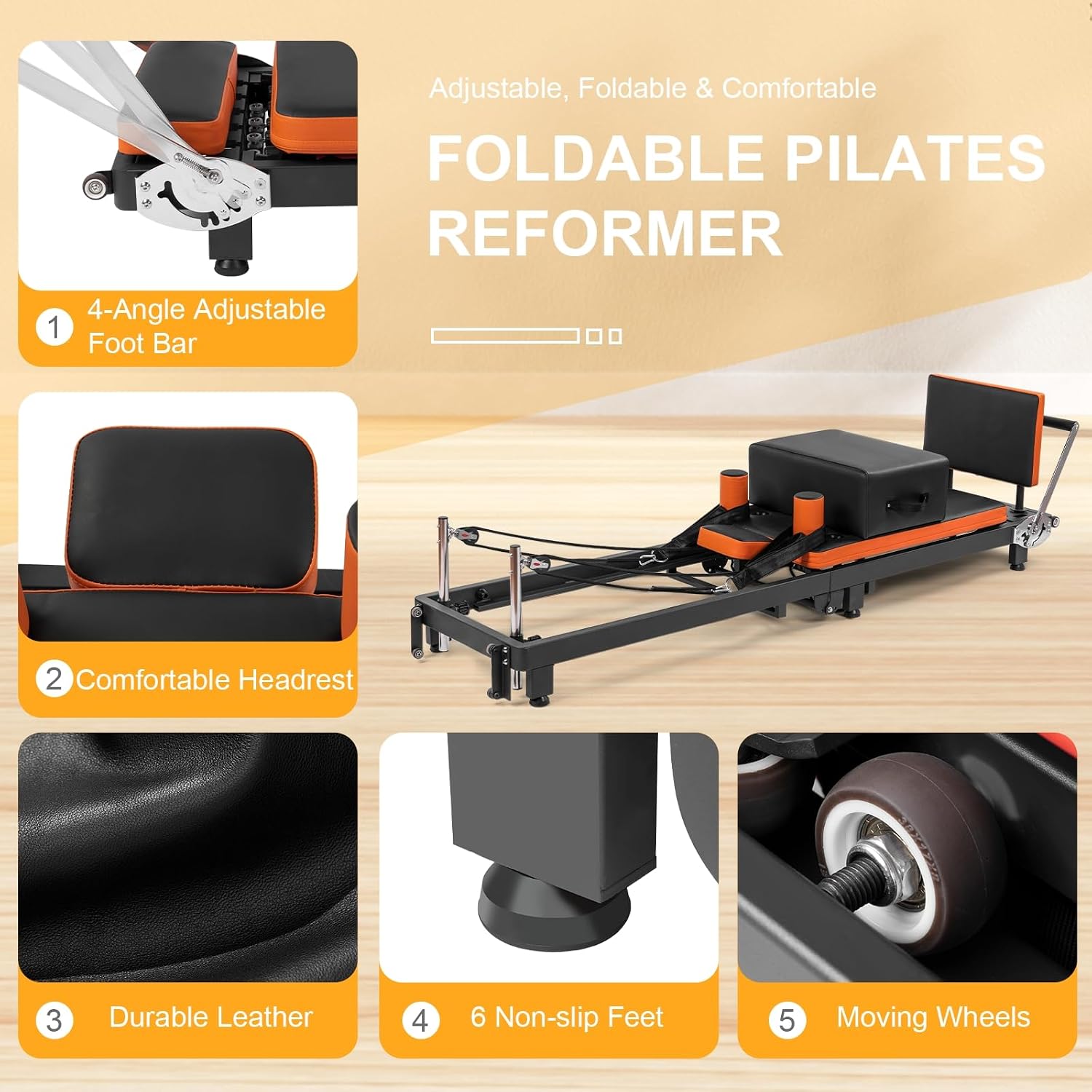 Máquina de Pilates Reformer Pl - Pilates Reformer Spring reseña y precio