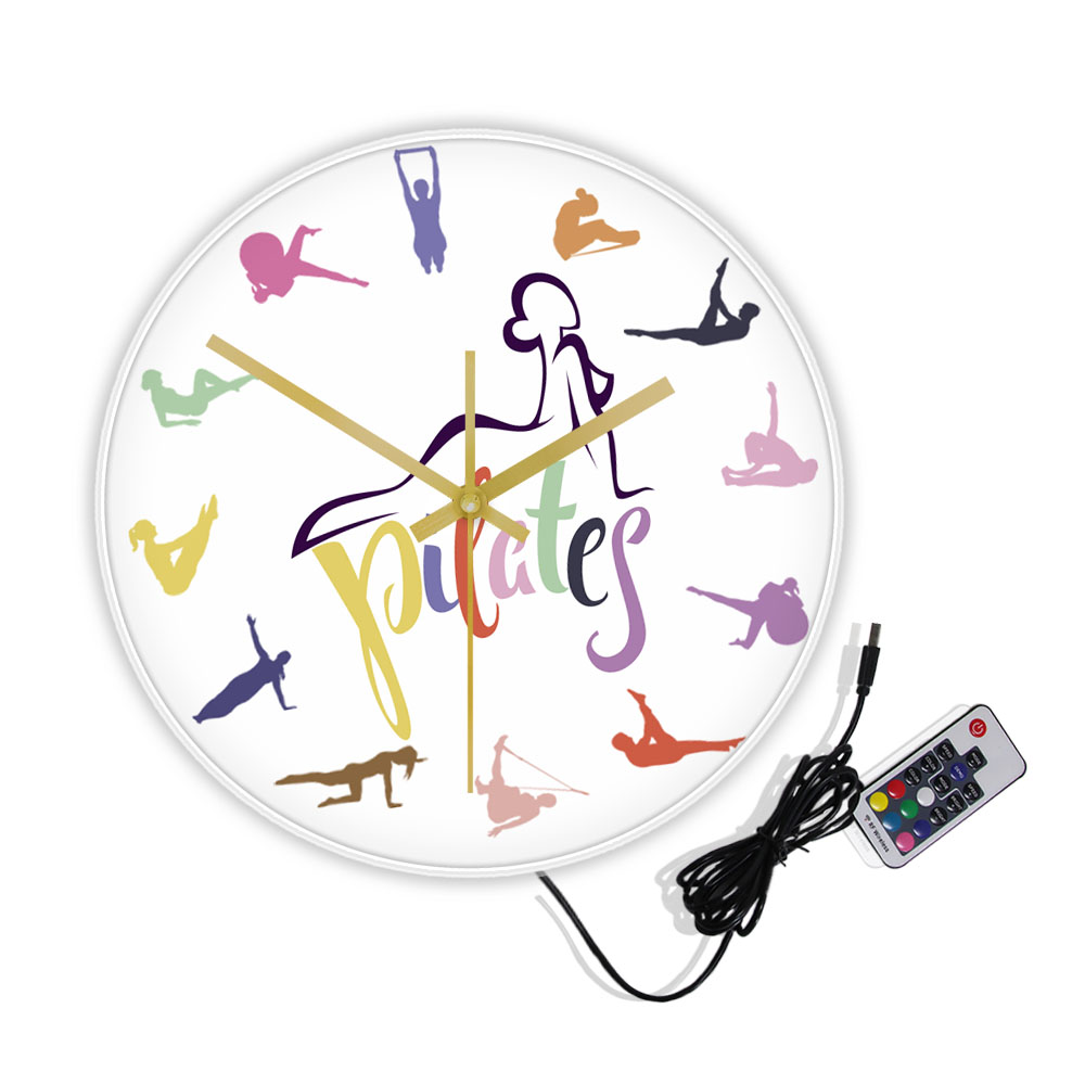 Reloj de Pared con Diseño Colo - Pilates Yoga Room reseña y precio