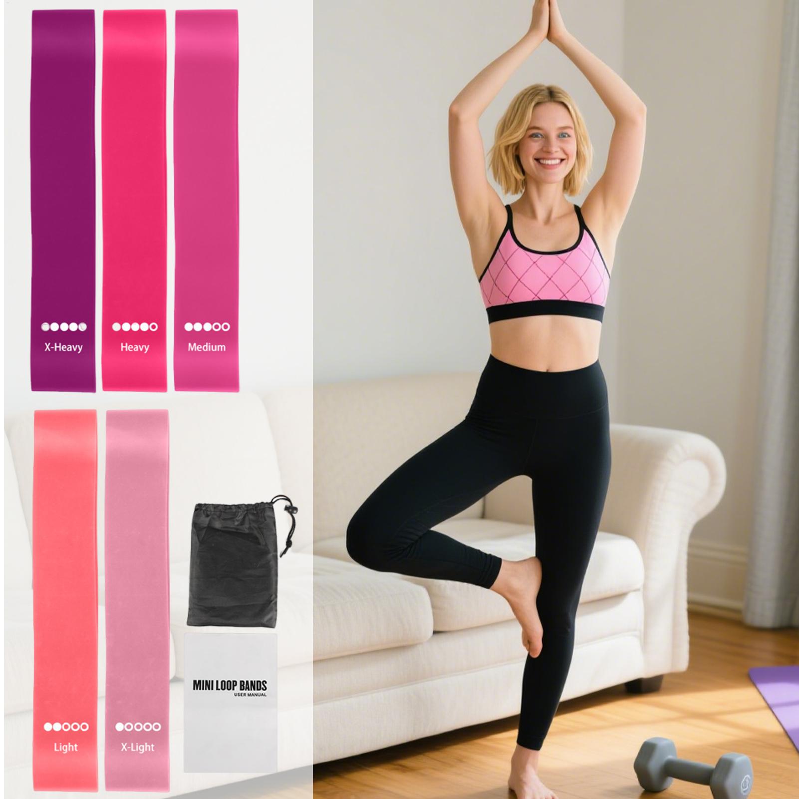 Bandas elásticas para ejercici - Difference Pilates And Yoga reseña y precio