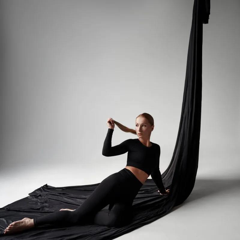 Hamaca de Yoga de tela elástic - Pilates Yoga Aerial reseña y precio